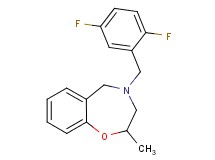 4-(2,5-difluorobenzyl)-2-methyl-2,3,4,5-tetrahydro-1,4-benzoxazepine