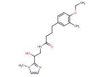 4-(4-ethoxy-3-methylphenyl)-N-[2-hydroxy-2-(1-methyl-1H-imidazol-2-yl)ethyl]butanamide