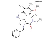 (4R)-1-benzyl-N,N-diethyl-4-[(4-methoxy-2,3-dimethylbenzyl)amino]-L-prolinamide