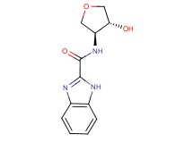 N-[(3S*,4R*)-4-hydroxytetrahydrofuran-3-yl]-1H-benzimidazole-2-carboxamide