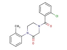 4-(2-chlorobenzoyl)-1-(2-methylphenyl)-2-piperazinone