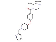 (2R)-2-methyl-1-(4-{[1-(2-pyridinylmethyl)-4-piperidinyl]oxy}benzoyl)piperazine dihydrochloride