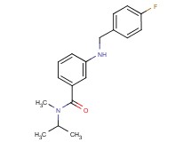 3-[(4-fluorobenzyl)amino]-N-isopropyl-N-methylbenzamide