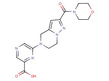 6-[2-(morpholin-4-ylcarbonyl)-6,7-dihydropyrazolo[1,5-a]pyrazin-5(4H)-yl]pyrazine-2-carboxylic acid