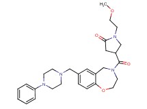 1-(2-methoxyethyl)-4-{[7-[(4-phenyl-1-piperazinyl)methyl]-2,3-dihydro-1,4-benzoxazepin-4(5H)-yl]carbonyl}-2-pyrrolidinone