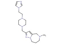 2-({4-[2-(1H-imidazol-1-yl)ethyl]-1-piperazinyl}methyl)-5-methyl-5,6,7,8-tetrahydro-4H-pyrazolo[1,5-a][1,4]diazepine
