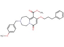 methyl 3-(4-methoxybenzyl)-7-oxo-9-(3-phenylpropoxy)-1,2,3,4,5,7-hexahydropyrido[1,2-d][1,4]diazepine-10-carboxylate
