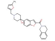 4-[2-(3,4-dihydro-2(1H)-isoquinolinylcarbonyl)-1-benzofuran-5-yl]-1-[(5-methyl-2-furyl)methyl]-4-piperidinol