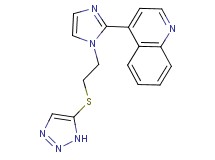 4-{1-[2-(1H-1,2,3-triazol-5-ylthio)ethyl]-1H-imidazol-2-yl}quinoline
