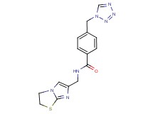 N-(2,3-dihydroimidazo[2,1-b][1,3]thiazol-6-ylmethyl)-4-(1H-tetrazol-1-ylmethyl)benzamide