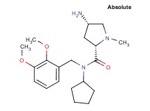 (2S,4S)-4-amino-N-cyclopentyl-N-(2,3-dimethoxybenzyl)-1-methylpyrrolidine-2-carboxamide