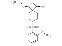 (1R*,3S*)-3-ethoxy-7-[(2-methoxyphenyl)sulfonyl]-7-azaspiro[3.5]nonan-1-ol