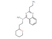 2-(2-aminoethyl)-N-methyl-N-[2-(tetrahydro-2H-pyran-2-yl)ethyl]-4-quinazolinamine dihydrochloride