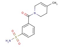 3-[(4-methyl-3,6-dihydropyridin-1(2H)-yl)carbonyl]benzenesulfonamide