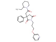 3-[2-(2-ethyl-1-piperidinyl)-2-oxoethyl]-3-phenyl-1-[3-(3-pyridinyloxy)propyl]-2,5-pyrrolidinedione