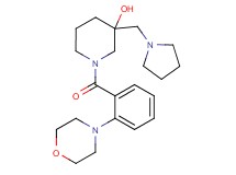 1-(2-morpholin-4-ylbenzoyl)-3-(pyrrolidin-1-ylmethyl)piperidin-3-ol