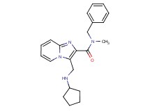 N-benzyl-3-[(cyclopentylamino)methyl]-N-methylimidazo[1,2-a]pyridine-2-carboxamide