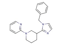 2-[3-(1-benzyl-1H-imidazol-2-yl)-1-piperidinyl]pyridine