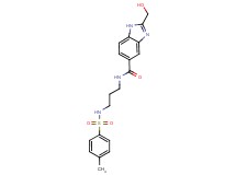 2-(hydroxymethyl)-N-(3-{[(4-methylphenyl)sulfonyl]amino}propyl)-1H-benzimidazole-5-carboxamide