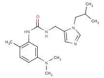 N-[5-(dimethylamino)-2-methylphenyl]-N'-[(1-isobutyl-1H-imidazol-5-yl)methyl]urea