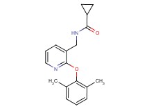 N-{[2-(2,6-dimethylphenoxy)pyridin-3-yl]methyl}cyclopropanecarboxamide
