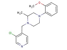 1-[(3-chloropyridin-4-yl)methyl]-4-(2-methoxyphenyl)-2-methylpiperazine