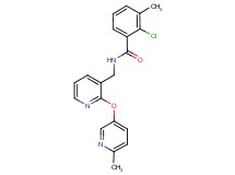 2-chloro-3-methyl-N-({2-[(6-methylpyridin-3-yl)oxy]pyridin-3-yl}methyl)benzamide