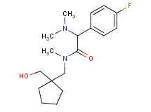 2-(dimethylamino)-2-(4-fluorophenyl)-N-{[1-(hydroxymethyl)cyclopentyl]methyl}-N-methylacetamide