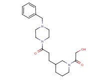 2-{3-[3-(4-benzylpiperazin-1-yl)-3-oxopropyl]piperidin-1-yl}-2-oxoethanol