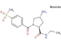 (4R)-4-amino-N-ethyl-1-[4-(methylsulfonyl)benzoyl]-L-prolinamide