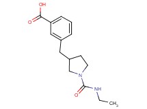 3-({1-[(ethylamino)carbonyl]-3-pyrrolidinyl}methyl)benzoic acid
