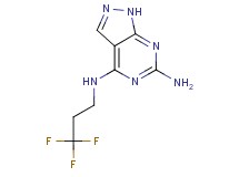 N~4~-(3,3,3-trifluoropropyl)-1H-pyrazolo[3,4-d]pyrimidine-4,6-diamine