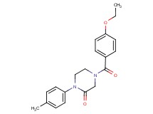 4-(4-ethoxybenzoyl)-1-(4-methylphenyl)-2-piperazinone