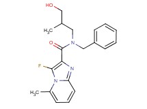 N-benzyl-3-fluoro-N-(3-hydroxy-2-methylpropyl)-5-methylimidazo[1,2-a]pyridine-2-carboxamide