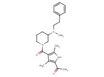 1-[3,5-dimethyl-4-({3-[methyl(2-phenylethyl)amino]-1-piperidinyl}carbonyl)-1H-pyrrol-2-yl]ethanone