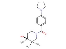 (4S*)-3,3,4-trimethyl-1-(4-pyrrolidin-1-ylbenzoyl)piperidin-4-ol