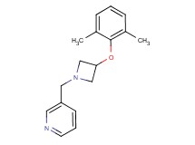 3-{[3-(2,6-dimethylphenoxy)-1-azetidinyl]methyl}pyridine