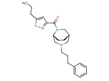 (1S*,5R*)-3-(3-phenylpropyl)-6-[(5-propylisoxazol-3-yl)carbonyl]-3,6-diazabicyclo[3.2.2]nonane