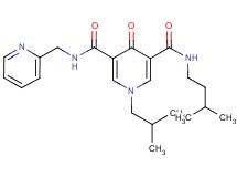 1-isobutyl-N-(3-methylbutyl)-4-oxo-N'-(2-pyridinylmethyl)-1,4-dihydro-3,5-pyridinedicarboxamide