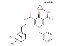 1-benzyl-N-cyclopropyl-N'-{2-[(1R,5S)-6,6-dimethylbicyclo[3.1.1]hept-2-en-2-yl]ethyl}-4-oxo-1,4-dihydro-3,5-pyridinedicarboxamide
