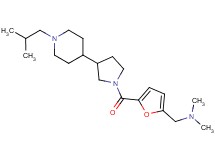 1-(5-{[3-(1-isobutyl-4-piperidinyl)-1-pyrrolidinyl]carbonyl}-2-furyl)-N,N-dimethylmethanamine