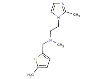 N-methyl-2-(2-methyl-1H-imidazol-1-yl)-N-[(5-methyl-2-thienyl)methyl]ethanamine