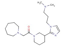 (3-{2-[1-(azepan-1-ylacetyl)piperidin-3-yl]-1H-imidazol-1-yl}propyl)dimethylamine