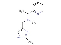 N-methyl-N-[(2-methyl-1H-imidazol-4-yl)methyl]-1-pyridin-2-ylethanamine