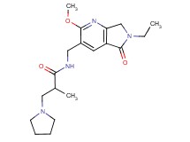 N-[(6-ethyl-2-methoxy-5-oxo-6,7-dihydro-5H-pyrrolo[3,4-b]pyridin-3-yl)methyl]-2-methyl-3-pyrrolidin-1-ylpropanamide