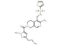 N-({3-methyl-7-[(1-methyl-3-propyl-1H-pyrazol-5-yl)carbonyl]-5,6,7,8-tetrahydro-2,7-naphthyridin-4-yl}methyl)-2-thiophenesulfonamide