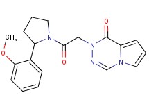 2-{2-[2-(2-methoxyphenyl)pyrrolidin-1-yl]-2-oxoethyl}pyrrolo[1,2-d][1,2,4]triazin-1(2H)-one