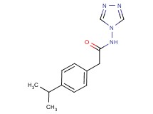 2-(4-isopropylphenyl)-N-4H-1,2,4-triazol-4-ylacetamide