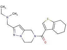 N-methyl-N-{[5-(4,5,6,7-tetrahydro-1-benzothien-3-ylcarbonyl)-4,5,6,7-tetrahydropyrazolo[1,5-a]pyrazin-2-yl]methyl}ethanamine