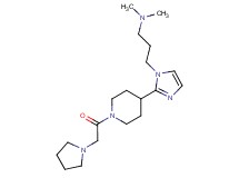 N,N-dimethyl-3-{2-[1-(pyrrolidin-1-ylacetyl)piperidin-4-yl]-1H-imidazol-1-yl}propan-1-amine